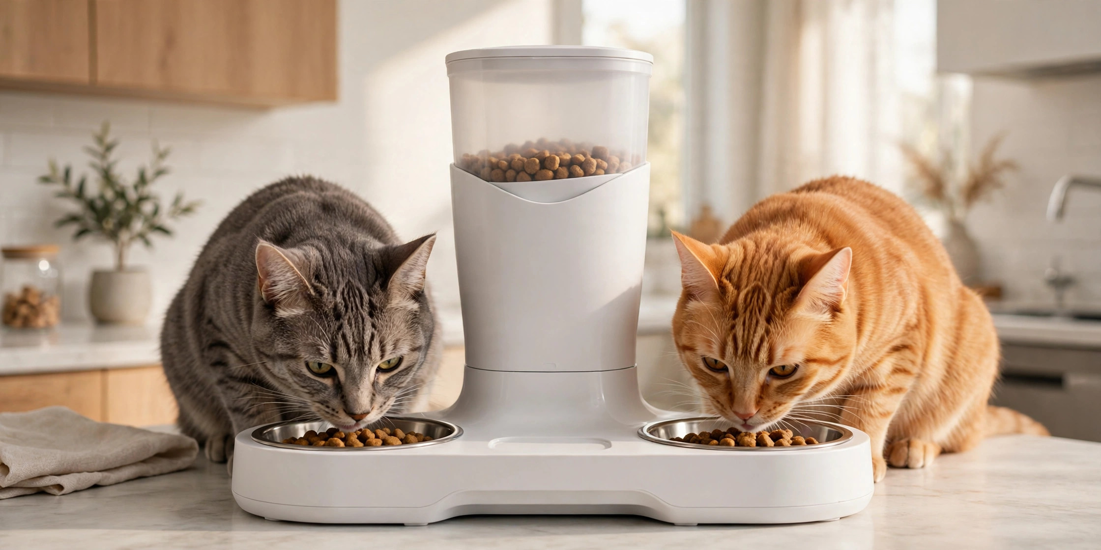 Best Automatic Feeders for Two Cats & Multi-Pet Homes (2026)