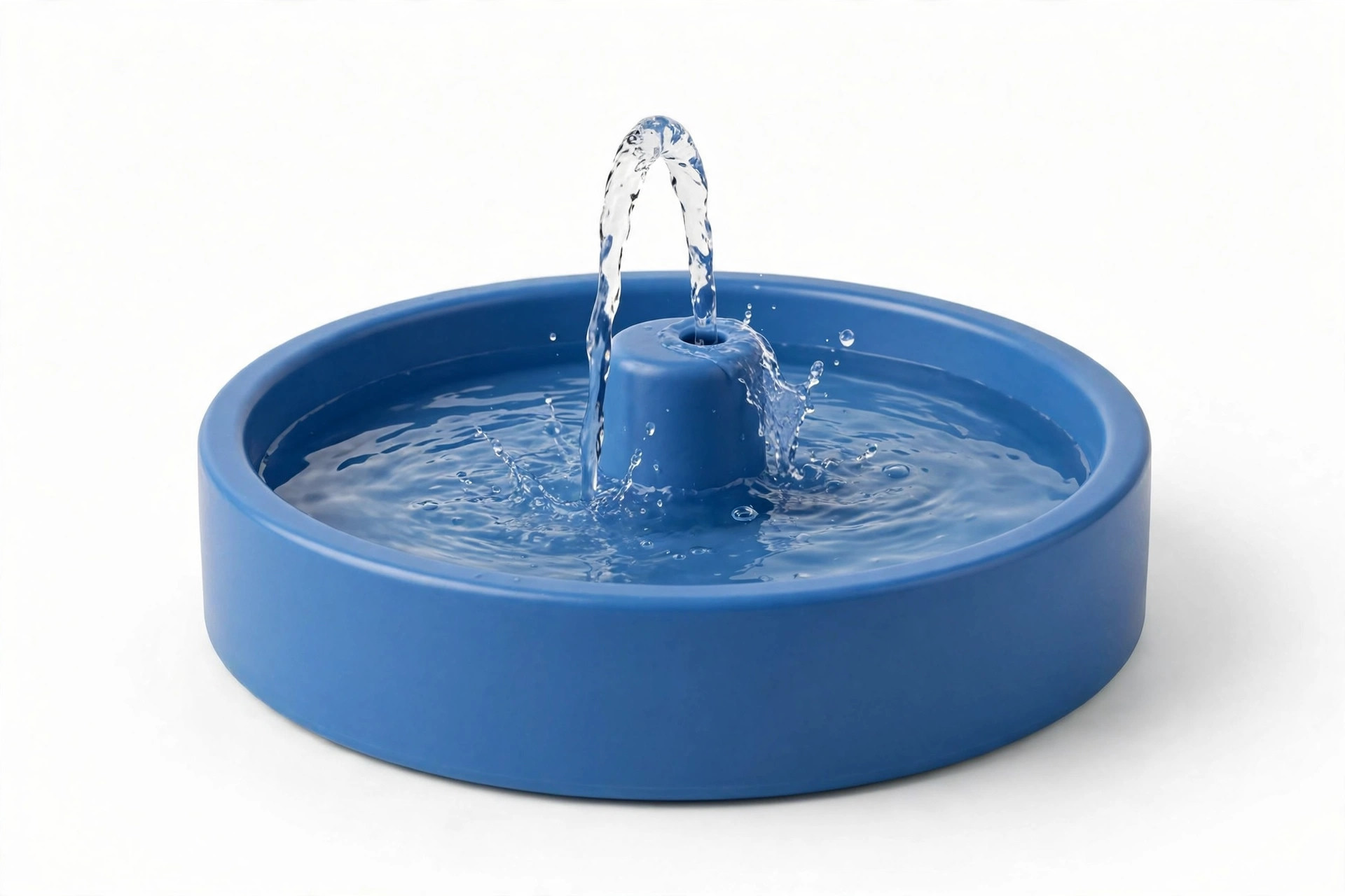 Veken 95oz blue plastic pet water fountain