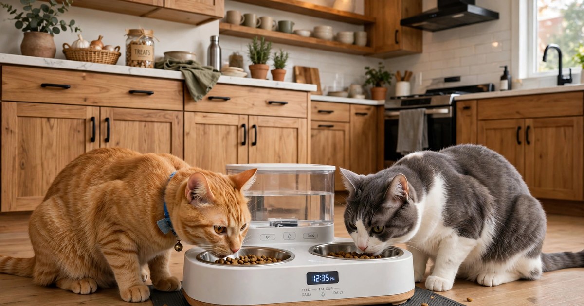 WOPET Dual Feeder Review: Scheduled Meals for Two Cats (2026)